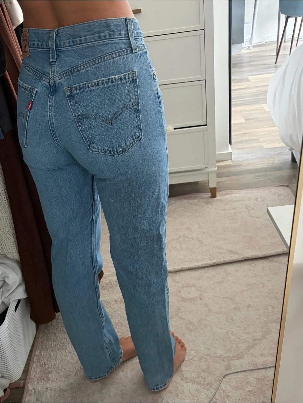 Levi's low pro jeans medium wash